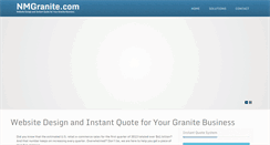 Desktop Screenshot of nmgranite.com